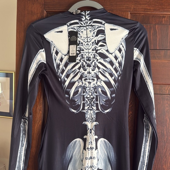 FASHION NOVA xray vision skeleton jumpsuit costume - black - Picture 4 of 8